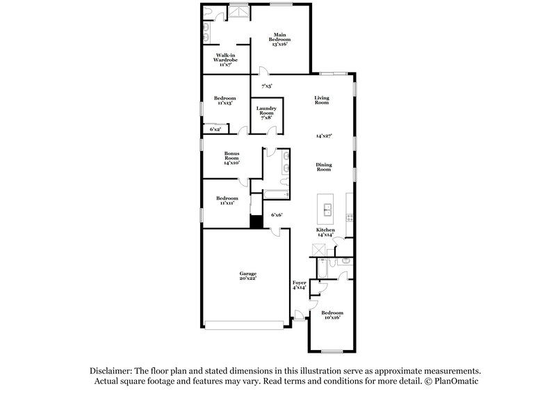 2,330/Mo, 25274 N 144th Lane Sun City West, AZ 85387 Floor Plan View