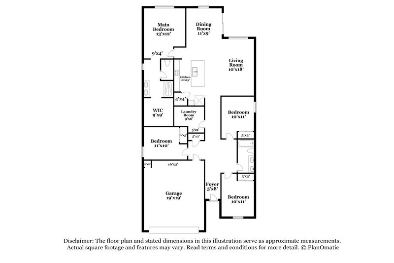 2,255/Mo, 25258 N 144th Drive Surprise, AZ 85387 Floor Plan View