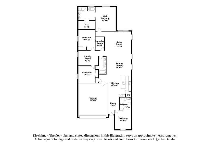 2,350/Mo, 4565 W Hunter Trail San Tan Valley, AZ 85144 Floorplan View