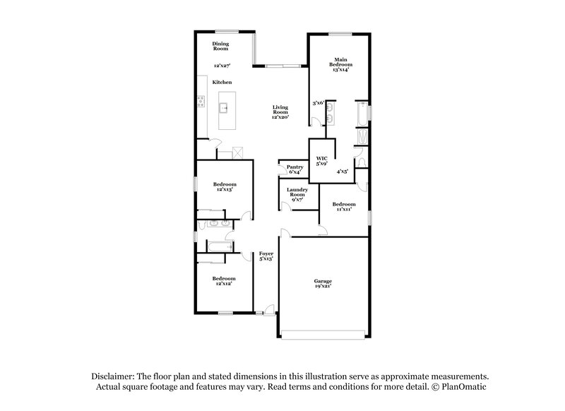 2,360/Mo, 35792 N Bloom Street San Tan Valley, AZ 85144 Floorplan View