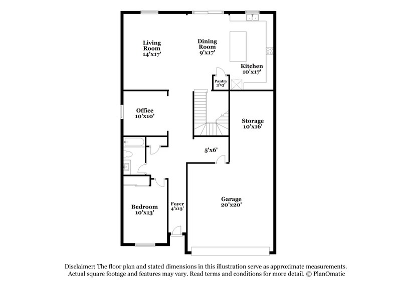 3,480/Mo, 9147 N 98th Ave Peoria, AZ 85345 Floor Plan View