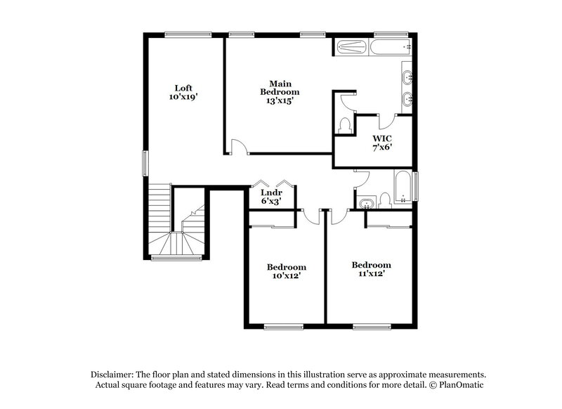 2,195/Mo, 3418 N 126th Ln Avondale, AZ 85392 Floor Plan View 2