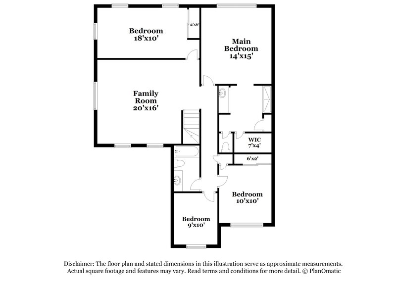 2,450/Mo, 4512 W Fortune Dr Anthem, AZ 85086 Floor Plan View 2