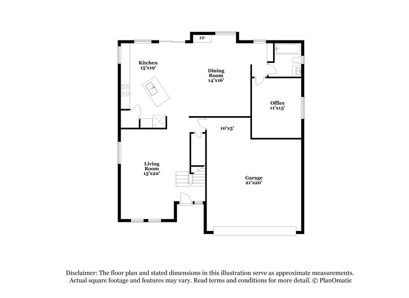 2,265/Mo, 12742 W Charter Oak Rd El Mirage, AZ 85335 Floorplan View