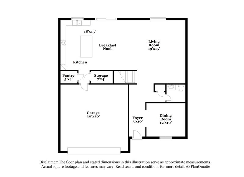 2,550/Mo, 5012 S 109th Dr Tolleson, AZ 85353 Floor Plan View