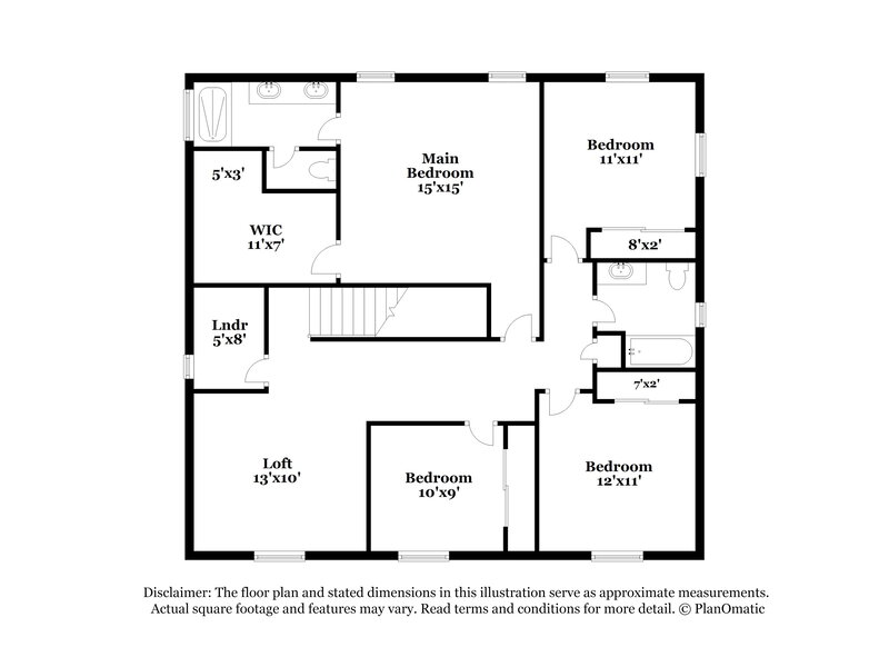 2,550/Mo, 5012 S 109th Dr Tolleson, AZ 85353 Floor Plan View 2