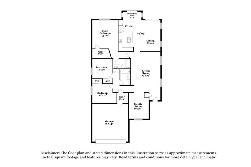 1,935/Mo, 15876 W Jackson St Goodyear, AZ 85338 Floor Plan View