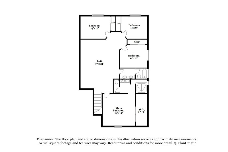 2,990/Mo, 5349 E Hilton Ave Mesa, AZ 85206 Floor Plan View 2