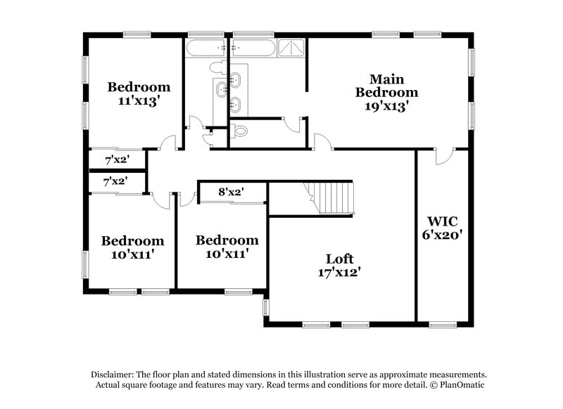 2,045/Mo, 45480 W Morning View Ln Maricopa, AZ 85139 Floor Plan View 2