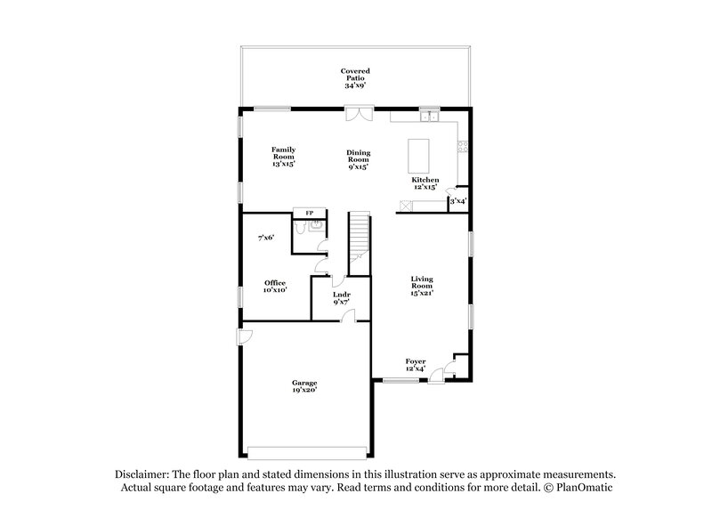 2,495/Mo, 9021 W Bluefield Ave Peoria, AZ 85382 Floor Plan View
