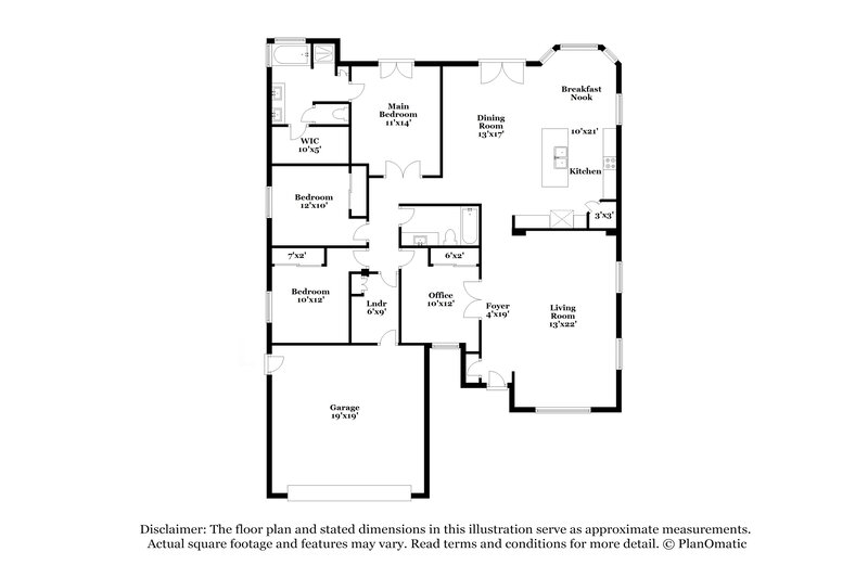 2,405/Mo, 17877 N 85th Ln Peoria, AZ 85382 Floor Plan View
