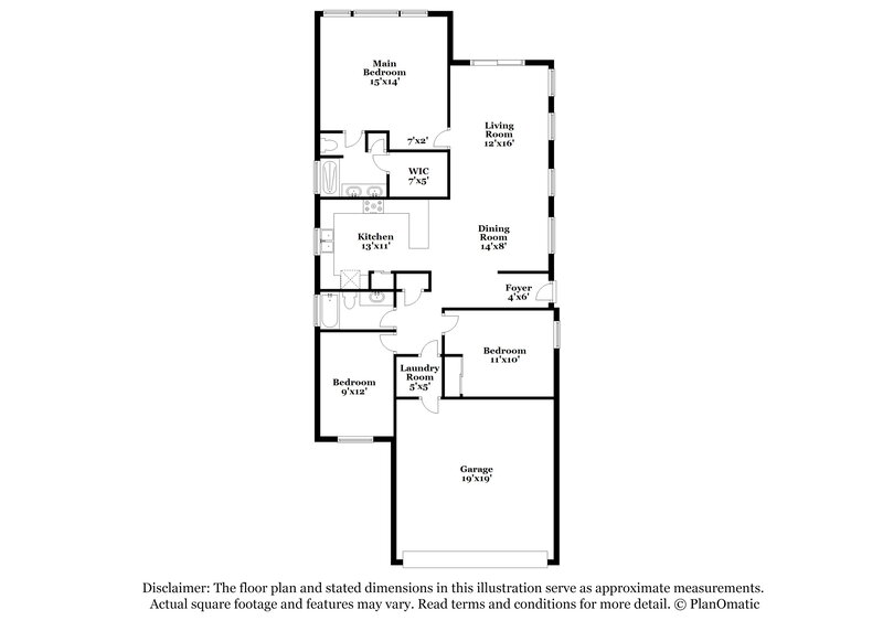 2,265/Mo, 10825 E Boston St Apache Junction, AZ 85120 Floor Plan View
