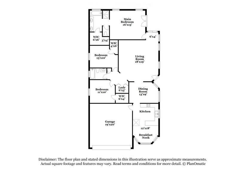 2,110/Mo, 8871 W Morningside Dr Peoria, AZ 85382 Floor Plan View