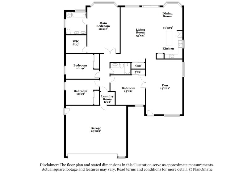 2,450/Mo, 4262 E Alder Ave Mesa, AZ 85206 Floor Plan View