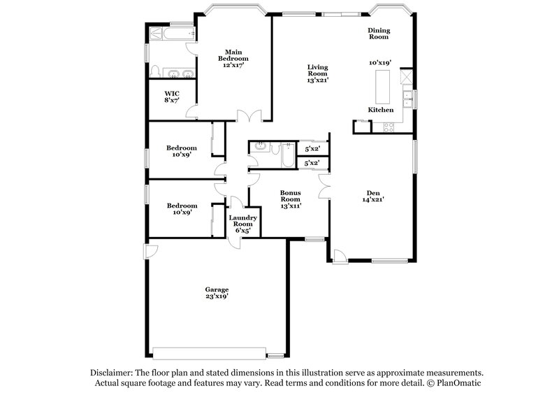 2,450/Mo, 4262 E Alder Ave Mesa, AZ 85206 Floorplan View