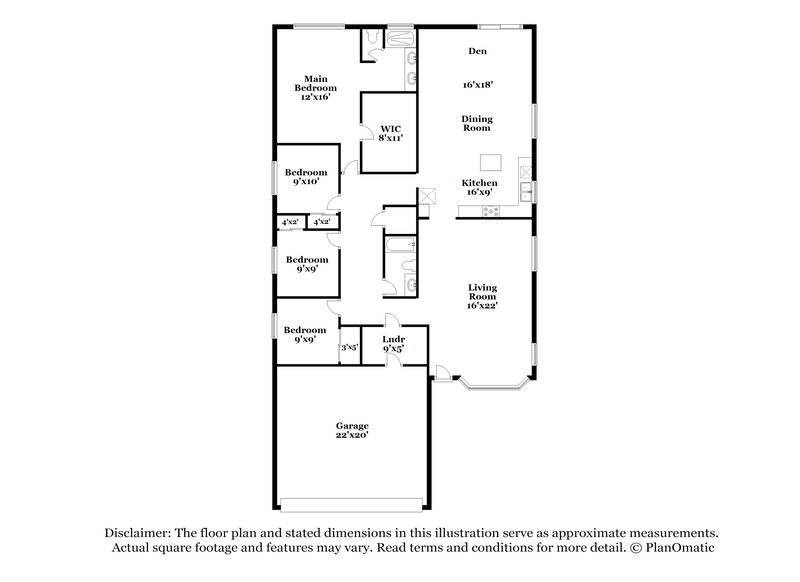 2,265/Mo, 33554 N Cobble Stone Dr Queen Creek, AZ 85143 Floor Plan View