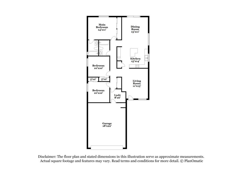 1,855/Mo, 12420 N 121st Ave El Mirage, AZ 85335 Floor Plan View