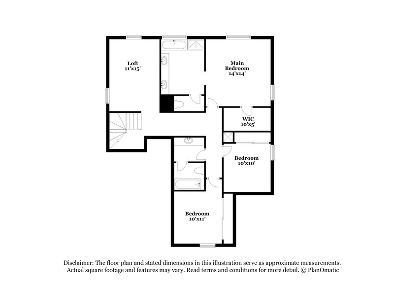 2,340/Mo, 30268 N 73rd Ln Peoria, AZ 85383 Floor Plan View 2