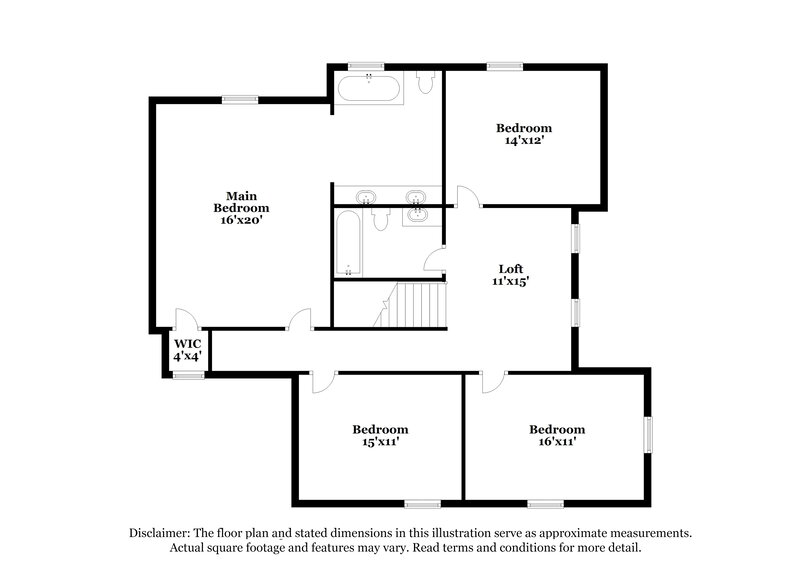 1,865/Mo, 17434 W Lisbon Ln Surprise, AZ 85388 Floor Plan View 2