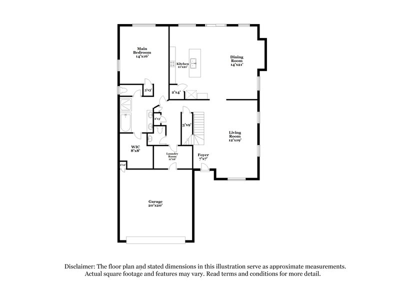 2,525/Mo, 16043 W Maui Ln Surprise, AZ 85379 Floor Plan View
