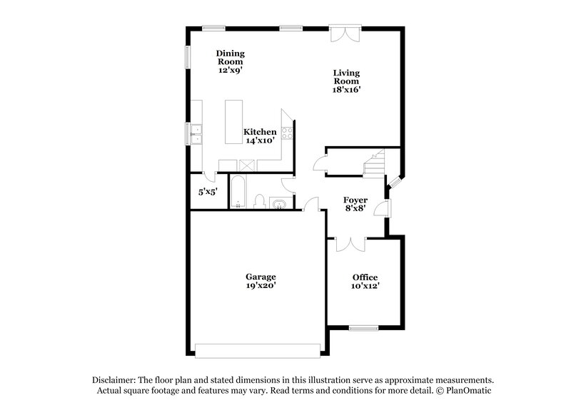 2,500/Mo, 10457 W Oregon Ave Glendale, AZ 85307 Floor Plan View