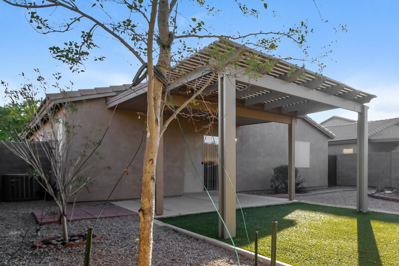 1,690/Mo, 43464 W Colby Dr Maricopa, AZ 85138 Rear View 2