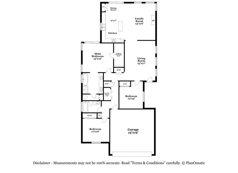 2,410/Mo, 1831 E Countrywalk Ln Chandler, AZ 85225 Floor Plan View