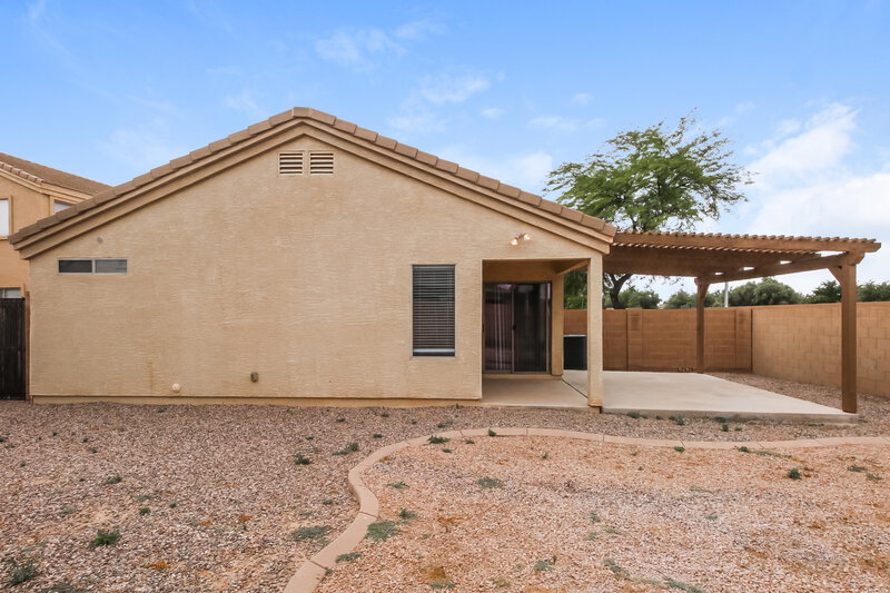 1,865/Mo, 43398 W Arizona Ave Maricopa, AZ 85138 Rear View