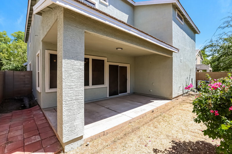 2,345/Mo, 1384 S Hawk Ln Gilbert, AZ 85296 Rear View