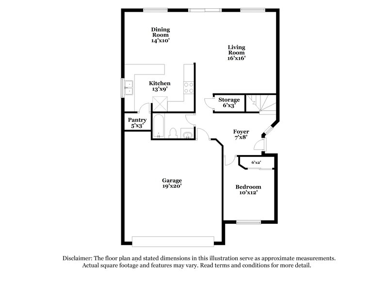 1,985/Mo, 21874 W Sonora St Buckeye, AZ 85326 Floorplan View 2