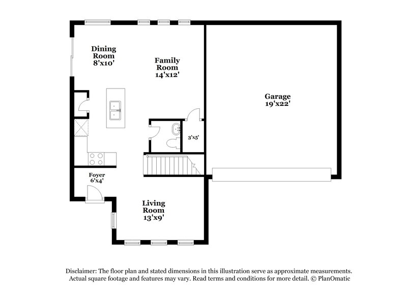1,995/Mo, 5148 W Warner St Phoenix, AZ 85043 Floor Plan View