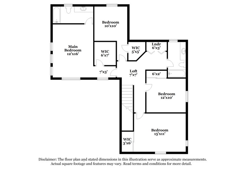 2,165/Mo, 7222 S 37th Dr Phoenix, AZ 85041 Floor Plan View 2