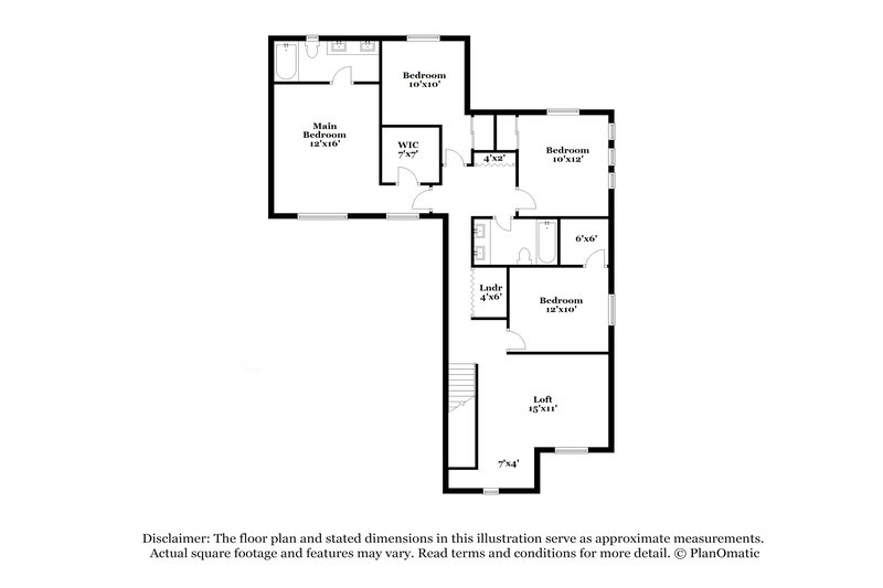 2,565/Mo, 8435 W Hughes Dr Tolleson, AZ 85353 Floor Plan View 2