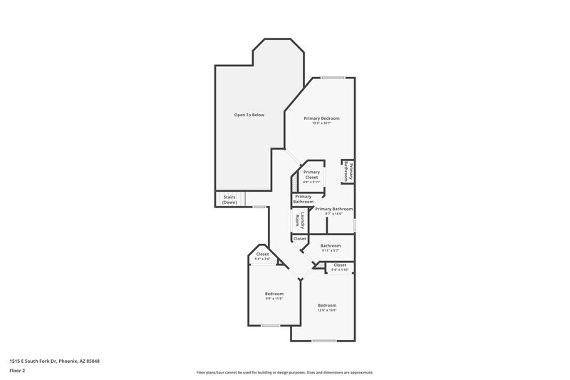 2,390/Mo, 1515 E South Fork Dr Phoenix, AZ 85048 Floor Plan View 2