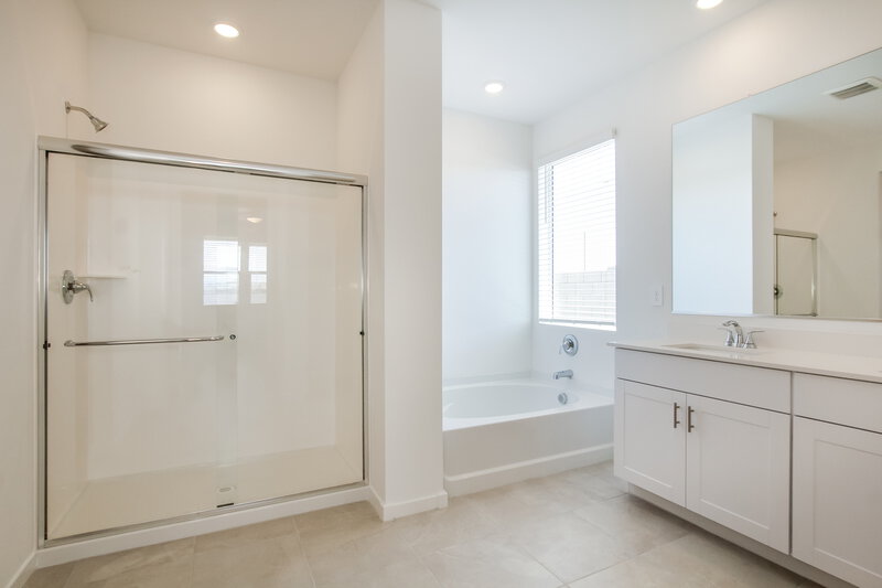 2,490/Mo, 5440 S 245th Ave Buckeye, AZ 85326 Main Bathroom View