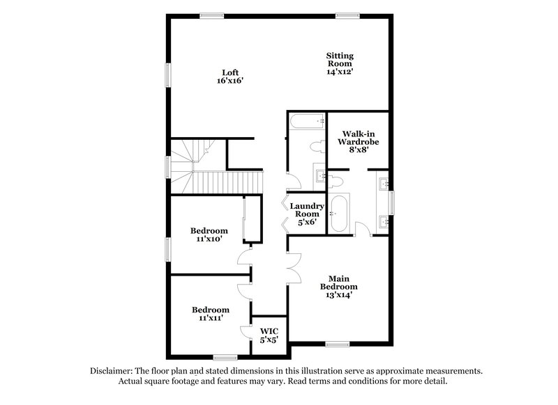 2,295/Mo, 23536 W Chambers St Buckeye, AZ 85326 Floor Plan View 2
