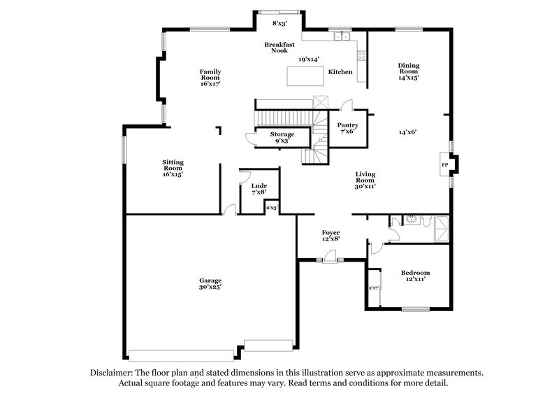 3,190/Mo, 2120 W Eagle Feather Rd Phoenix, AZ 85085 Floorplan View
