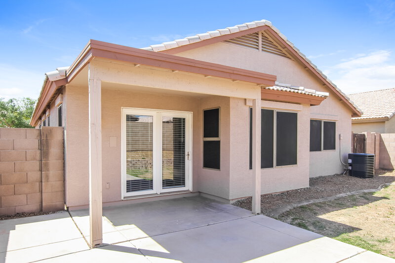 1,950/Mo, 17266 W Durango St Goodyear, AZ 85338 Rear View 2