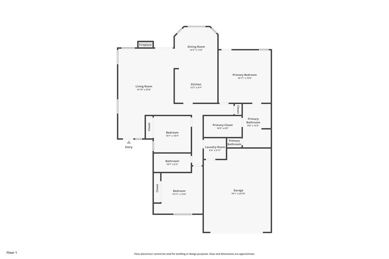 2,455/Mo, 5539 E Elena Ave Mesa, AZ 85206 Floor Plan View
