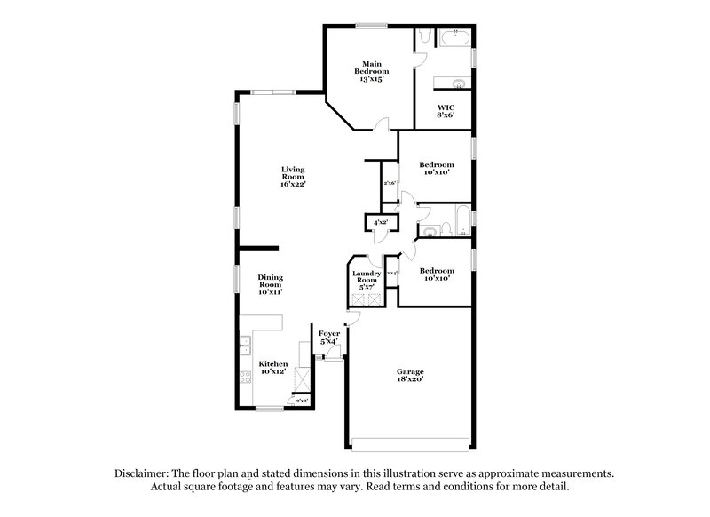 2,315/Mo, 10253 E Crescent Ave Mesa, AZ 85208 Floor Plan View
