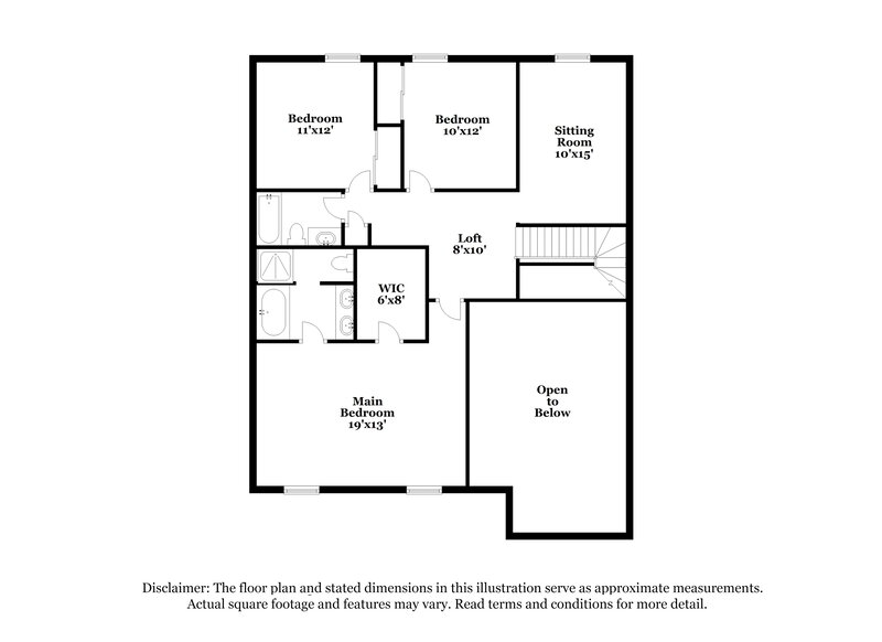 2,590/Mo, 11161 W Brittlewood Dr Phoenix, AZ 85037 Floor Plan View 2