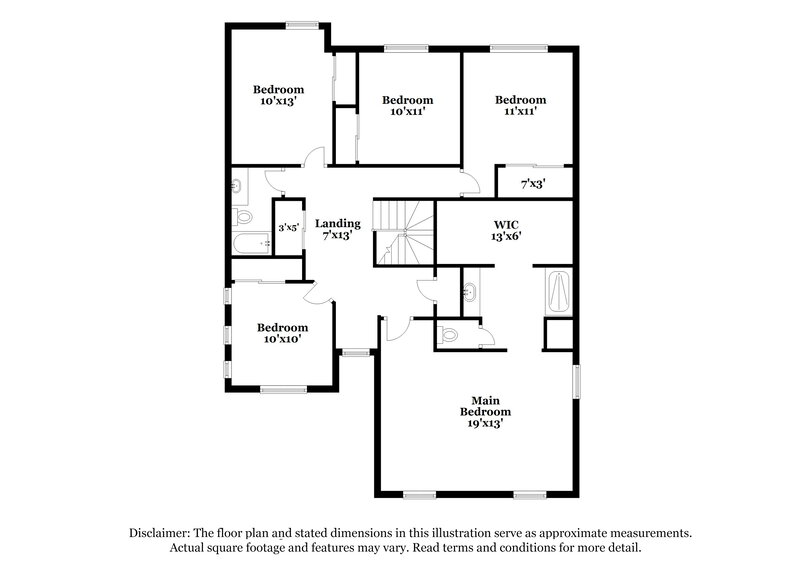 2,495/Mo, 10340 W Hilton Tolleson, AZ 85353 Floor Plan View 2