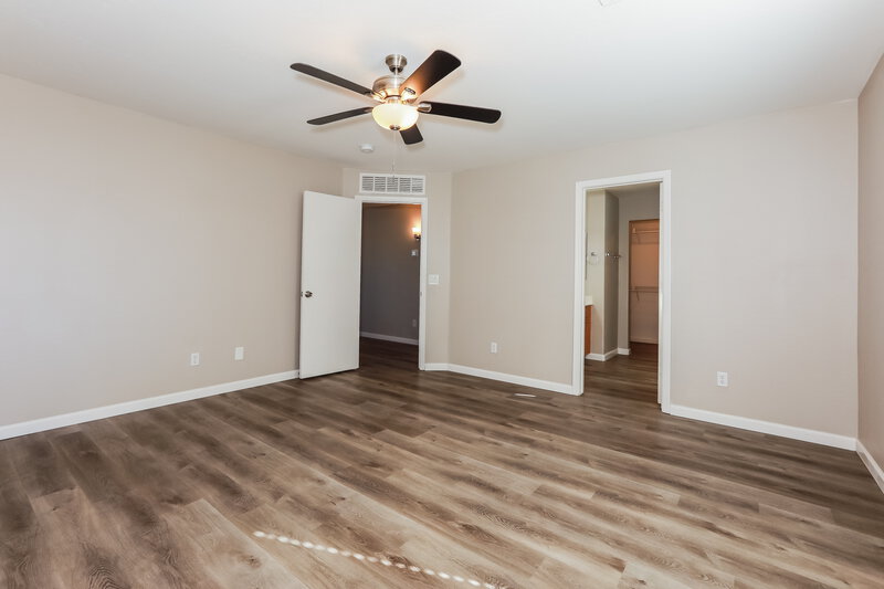 1,750/Mo, 2297 West Camp River Road Queen Creek, AZ 85142 Main Bedroom View 2