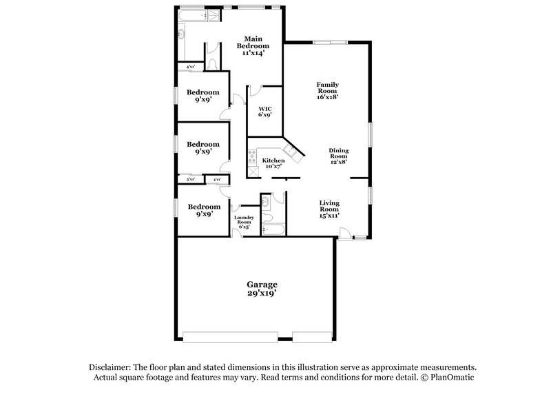 2,160/Mo, 2903 East Pinto Valley Road San Tan Valley, AZ 85143 Floor Plan View