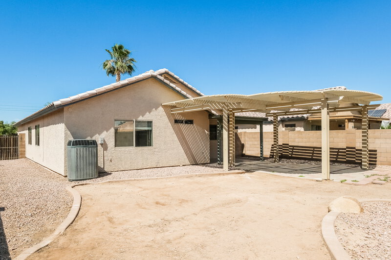 1,825/Mo, 15843 W Woodlands Ave Goodyear, AZ 85338 Rear View