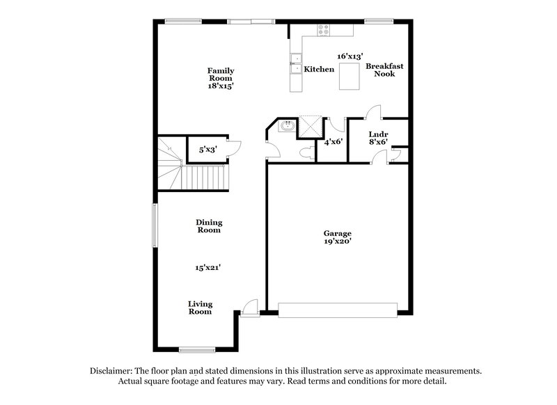 2,155/Mo, 10925 W Taft St Phoenix, AZ 85037 Floor Plan View
