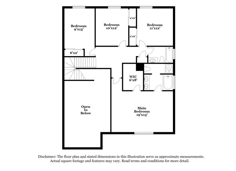 2,155/Mo, 10925 W Taft St Phoenix, AZ 85037 Floor Plan View 2