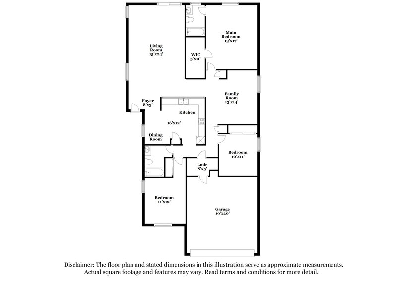 1,885/Mo, 2942 W Kristina Ave San Tan Valley, AZ 85142 Floor Plan View