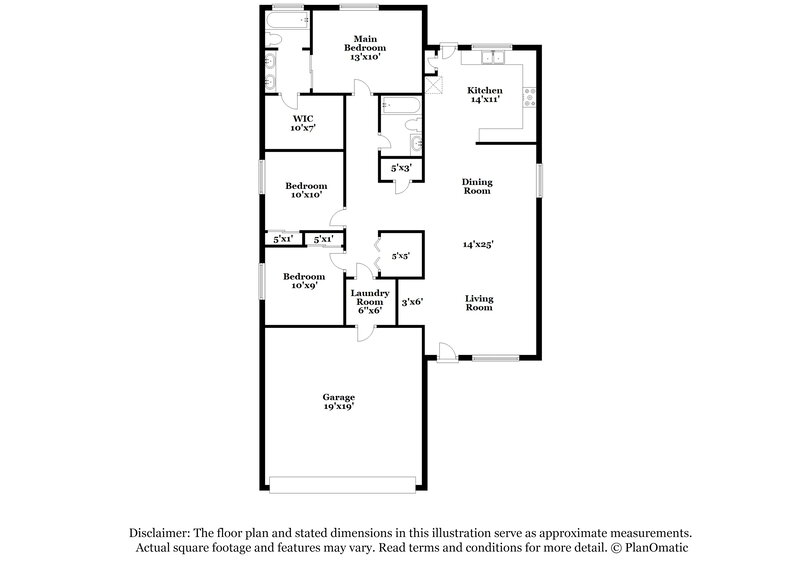 1,675/Mo, 809 E Rossi Court San Tan Valley, AZ 85140 Floor Plan View