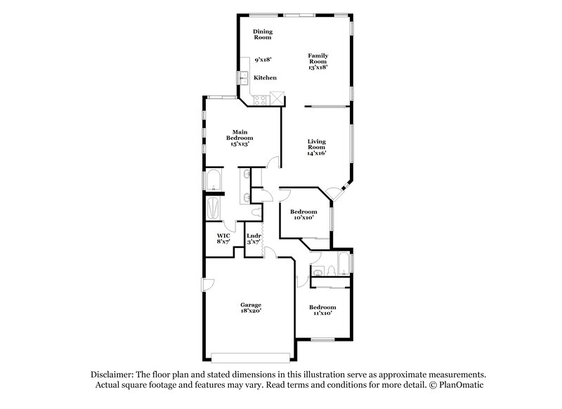 1,685/Mo, 15663 W Ripple Rd Goodyear, AZ 85338 Floor Plan View